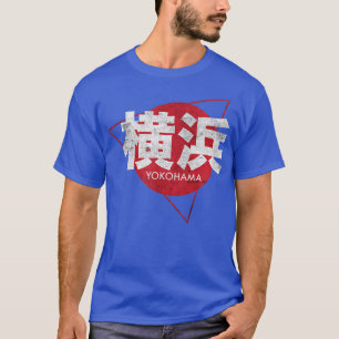 Legal Yokohama Japonês Escrevendo Camiseta Japones