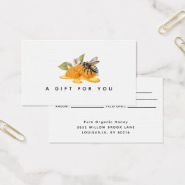 Legant Honeycombs com cartão-presente de abelha