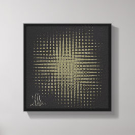 Legenda- Abstrato art canvas esticada