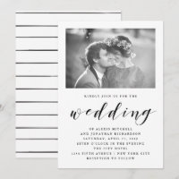 Legenda | Convite para casamento com fotografia