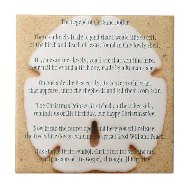 Legenda do dólar de areia (Frente)