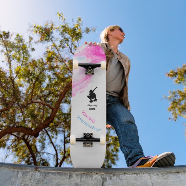 Legenda personalizada do skate "Originalmente Girl (Ao ar livre 1)