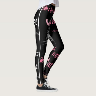 LEGGING シュレ猫カラー桃(非黒)