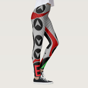 Legging 00 caneleiras do código da fraude do LVL