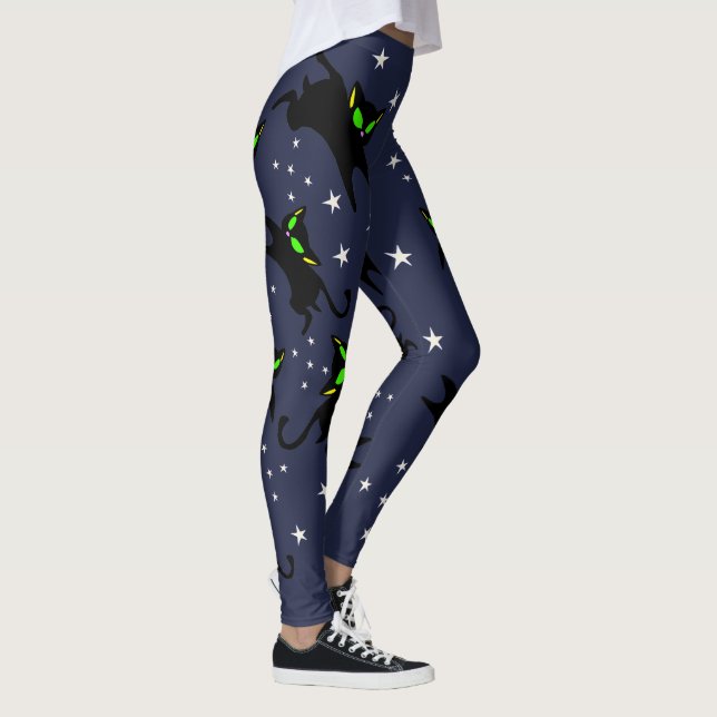 Legging 13 Gatinhos Pretos Twinkle - Hora da Noite (Direita)