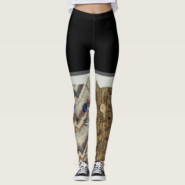 Legging 2 Gatos Gordos #1 (Frente)