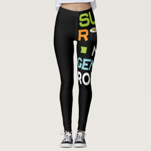 Legging 36.Sushi Rolls Não Funções de Gênero