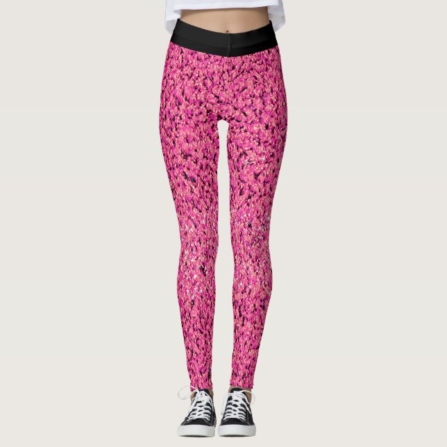 Legging 3d Padrão Desportivo Incrível em belo tom rosa (Frente)