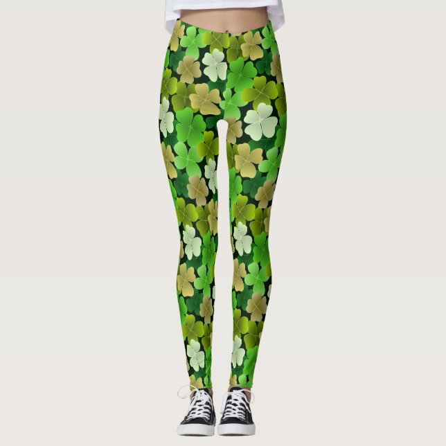 Legging 4folha verde (Frente)