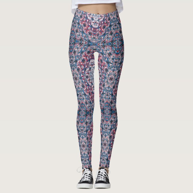 Legging 4o de caneleiras de julho (Frente)