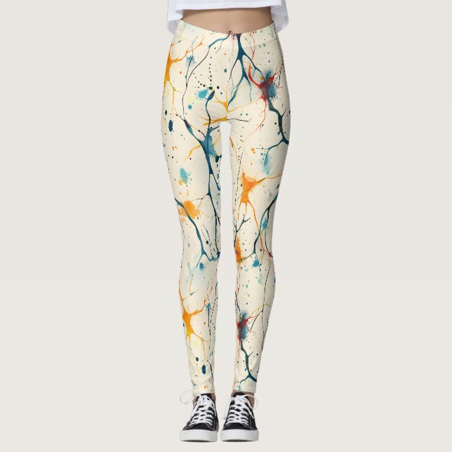 Legging 70s 60s Psicodélico Retro Hip Hop (Frente)