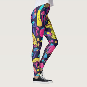 Legging 70s 60s Psicodélico Retro Hippie