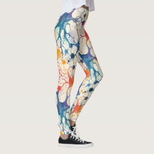 Legging 70s 60s Psicodélico Retro Hippie