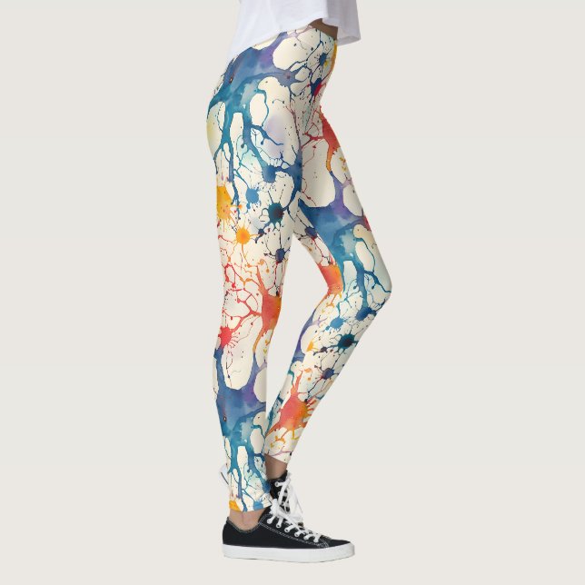 Legging 70s 60s Psicodélico Retro Hippie (Direita)