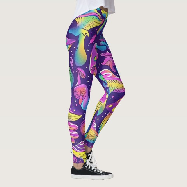 Legging 70s 60s Psychedelic Hippy Retro Hip (Direita)