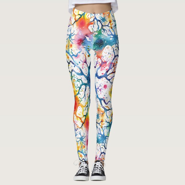 Legging 70s 60s Psychedelic Hippy Retro Hip (Frente)