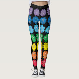 Legging 7 Dragonfly Chakras Infinity - designs