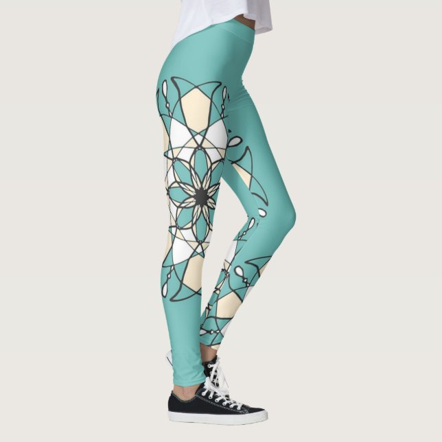 Legging A_Artigo | Zazzle_Growth. (Direita)