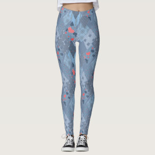 Legging A brilhante manta azul
