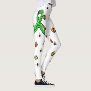Legging A Consciência da Doença de Lyme Tira Pernas
