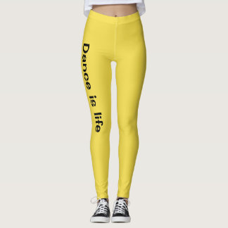Legging A dança é caneleiras da vida