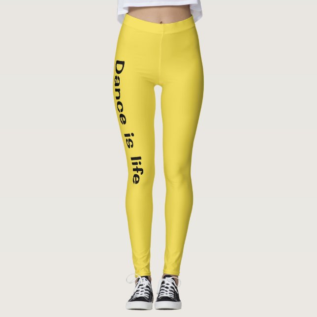 Legging A dança é caneleiras da vida (Frente)