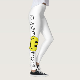 Legging A estada estranha com Smilie enfrenta