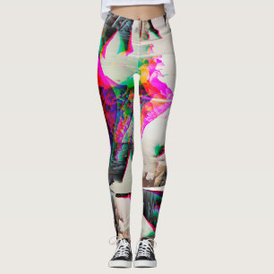 Legging A folha ascensão