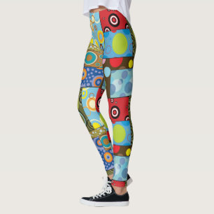 Legging A ioga bonito das caneleiras arfa BOLINHAS das