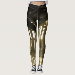Legging A Luz Do ouro Entra
