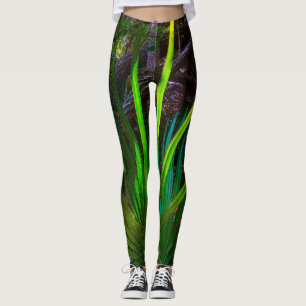 Legging A luz vem para a floresta.