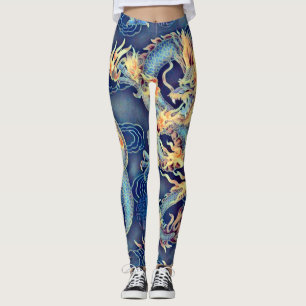 Legging A maioria de arte chinesa popular do cromo do