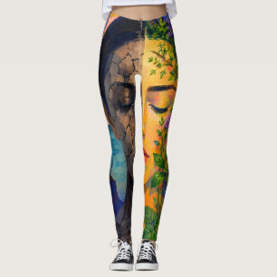 Legging A Natureza Repara o que Quebra – Um Retrato de Ren