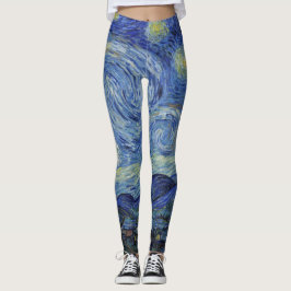 Legging A Noite Estrelada de Van Gogh