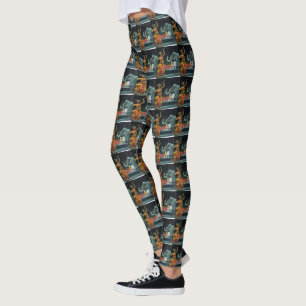 Legging A SENHORA E as caneleiras do ELEFANTE
