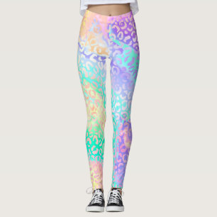 Legging A Série Iridescente Leopard Design 3