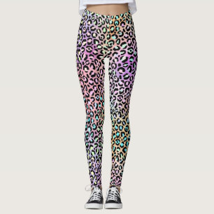 Legging A Série Iridescente Leopard Design 6