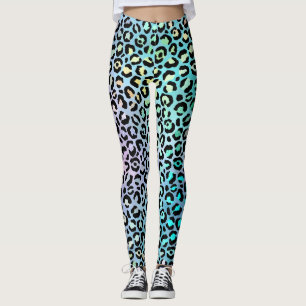 Legging A Série Iridescente Leopard Design 8