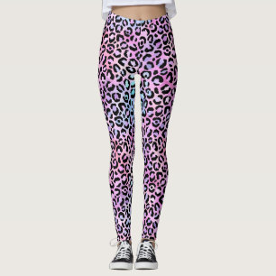 Legging A Série Leopardo Iridescente Design 4
