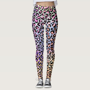 Legging A Série Leopardo Iridescente Design 7