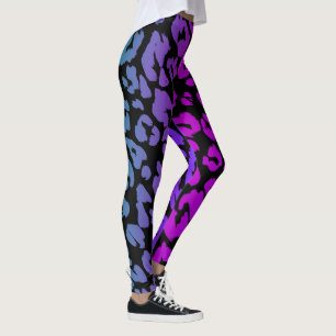Legging A Série Leopardo Multicolorido Design 1