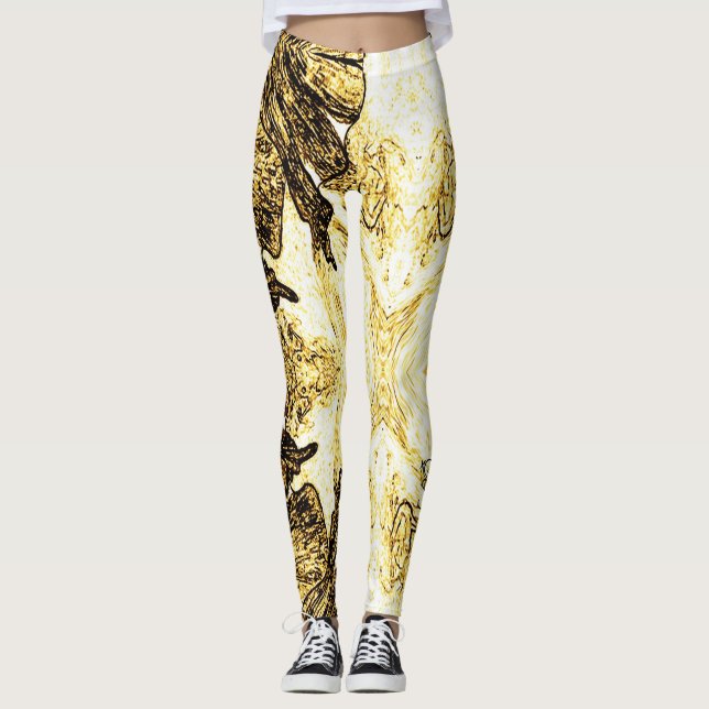 Legging A Splash Of Golden Brown (Frente)