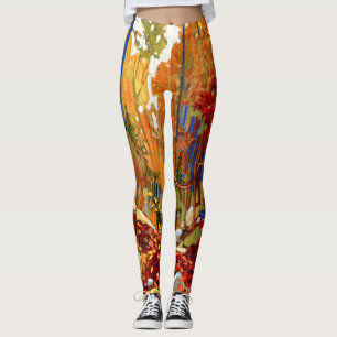Legging A Terra do outono, as cores do outono