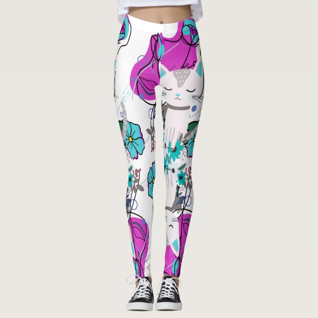 Legging A Trendy Colourful Design  (Frente)