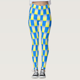 Legging A Ucrânia Azul e Amarela inspirou a paz contra a g