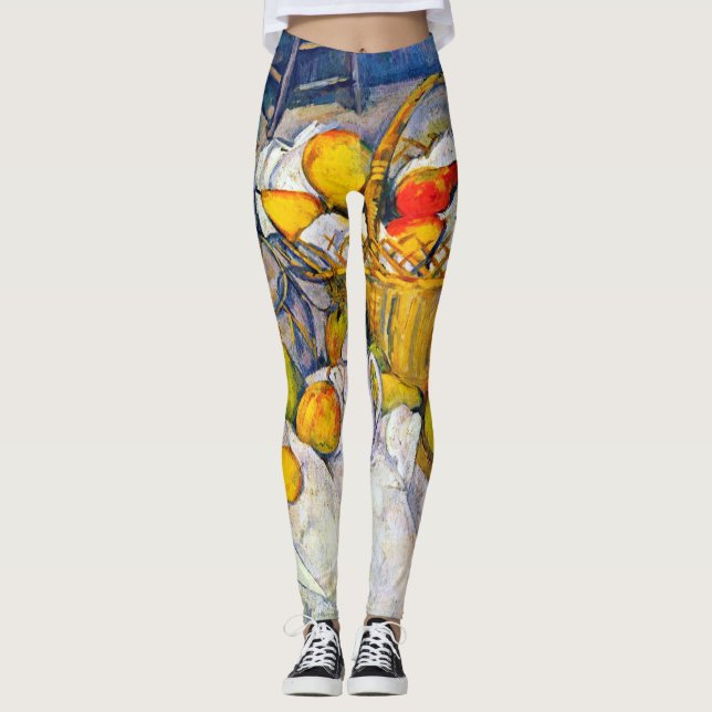 Legging A vida com Fruta, Paul Cezanne (Frente)