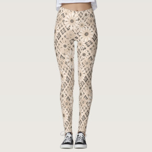 Legging A xadrez checkered moderna abstrata sem emenda