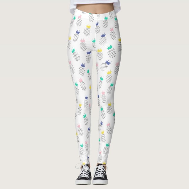 Legging Abacaxis abstratos 2 (Frente)