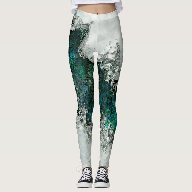 Legging Abalone Shell Pearl e Prata 1 (Frente)