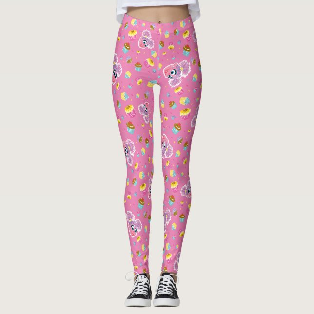 Legging Abby Cadabby - Padrão do Cupcake (Frente)